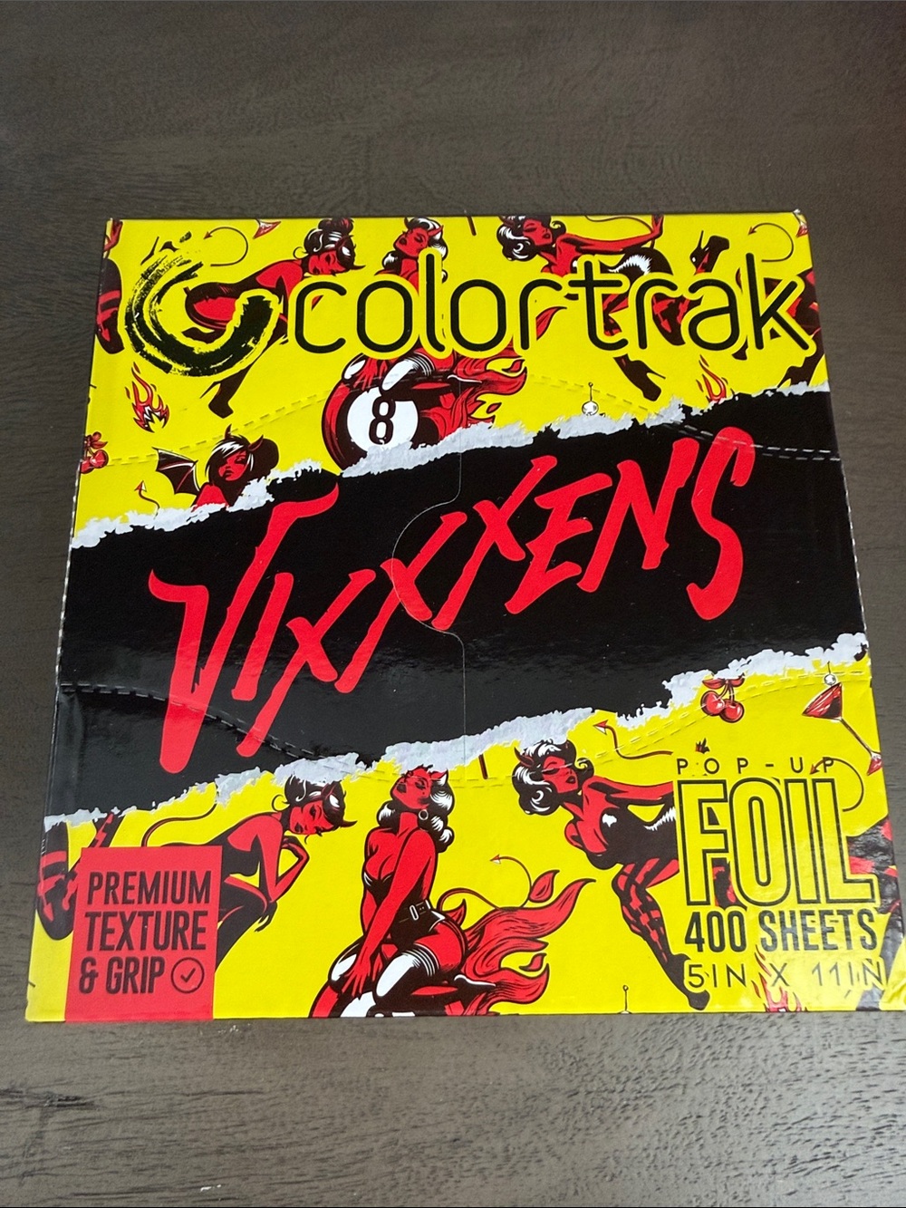 Colotrak salon foil Vixxens Kids Bottoms Foil Pop-Up - Red & Yellow
